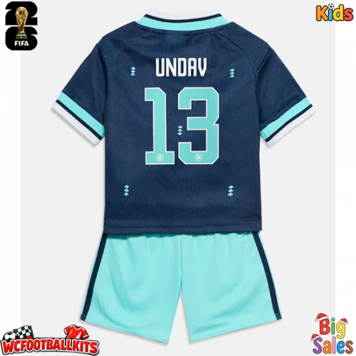 Germany Deniz Undav #13 Replica Away Stadium Kit for Kids World Cup 2026 Short Sleeve (+ pants)